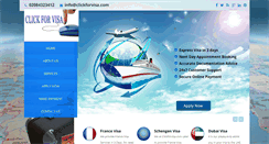 Desktop Screenshot of clickforvisa.com